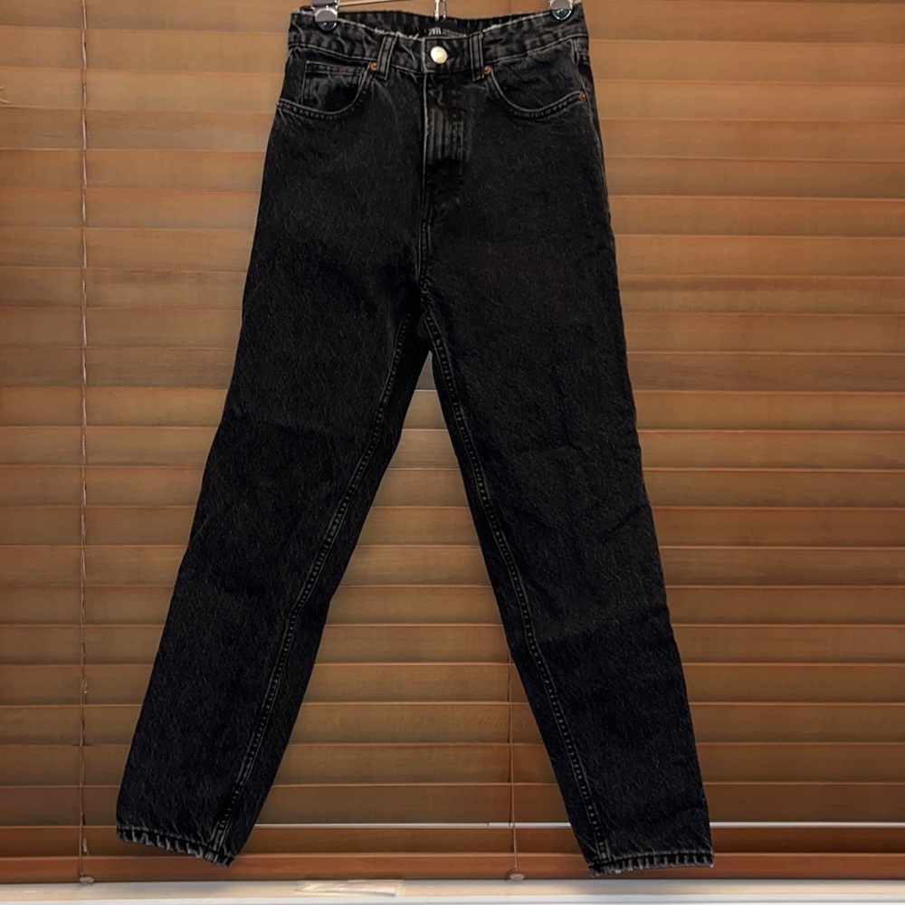 Zara high waisted mom jeans